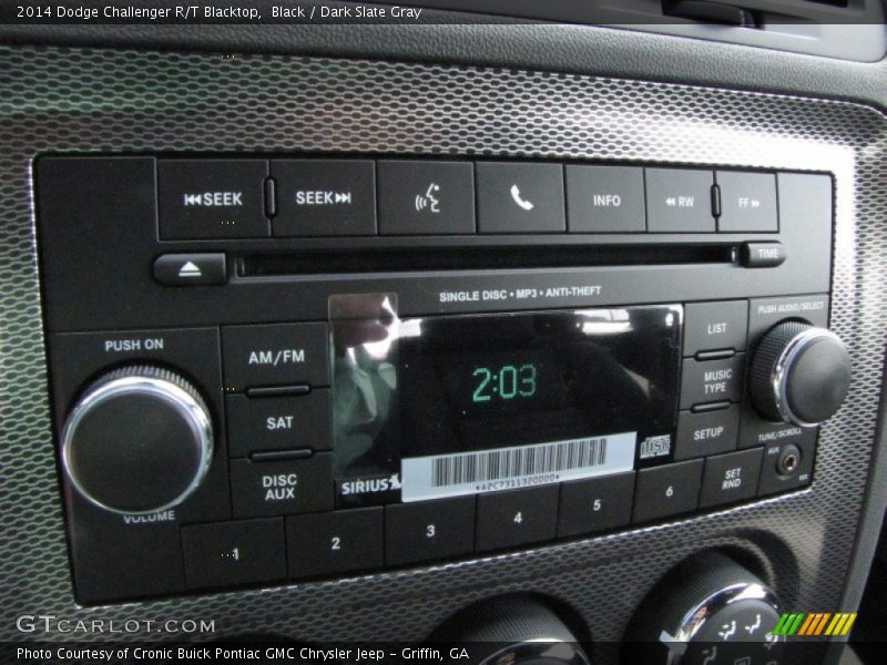 Black / Dark Slate Gray 2014 Dodge Challenger R/T Blacktop