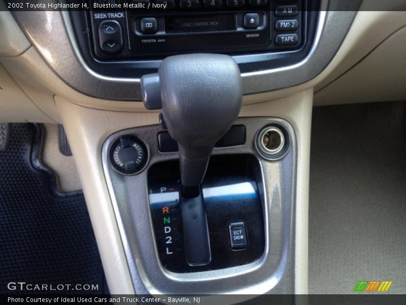 Bluestone Metallic / Ivory 2002 Toyota Highlander I4