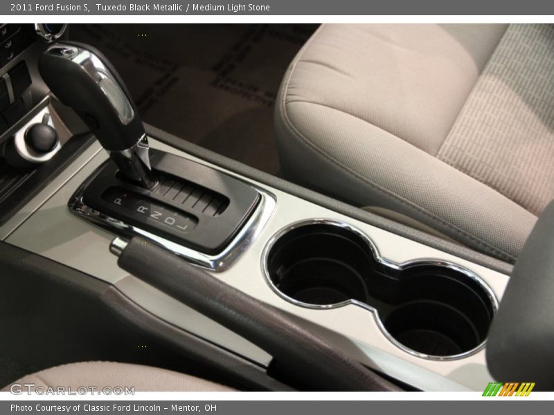 Tuxedo Black Metallic / Medium Light Stone 2011 Ford Fusion S