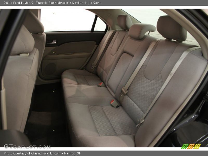 Tuxedo Black Metallic / Medium Light Stone 2011 Ford Fusion S