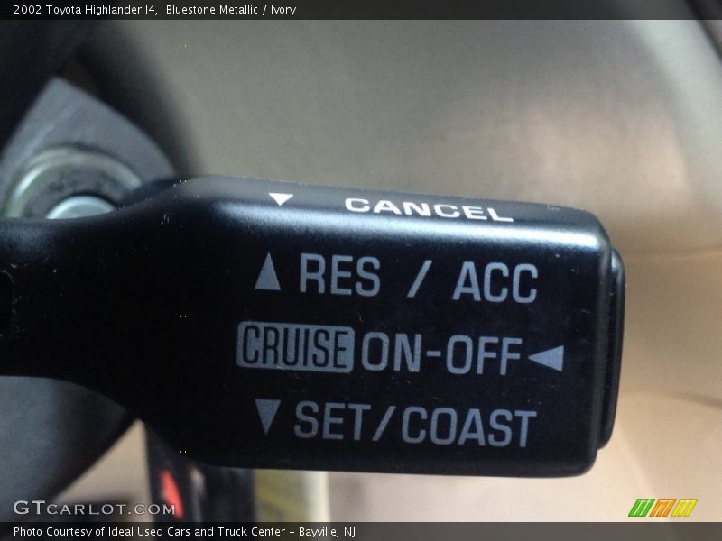 Bluestone Metallic / Ivory 2002 Toyota Highlander I4