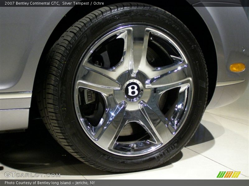 Silver Tempest / Ochre 2007 Bentley Continental GTC