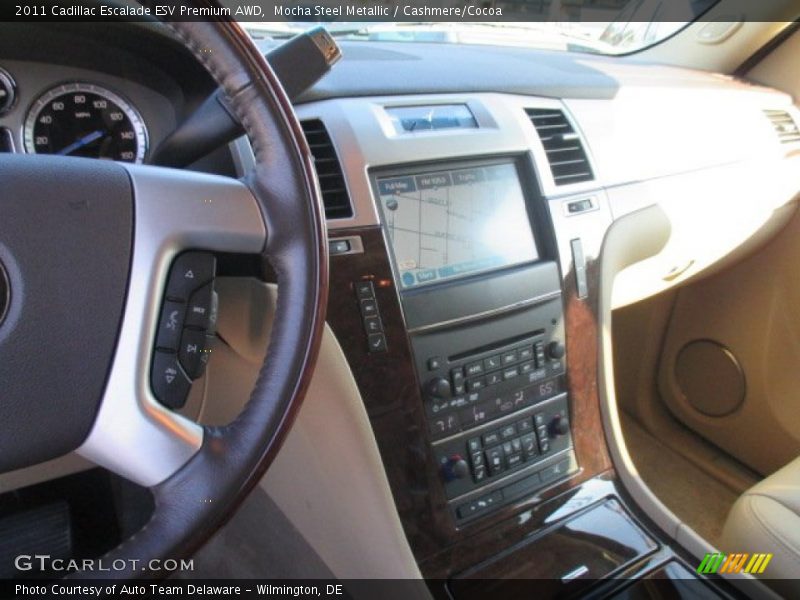 Mocha Steel Metallic / Cashmere/Cocoa 2011 Cadillac Escalade ESV Premium AWD