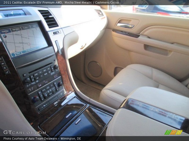 Mocha Steel Metallic / Cashmere/Cocoa 2011 Cadillac Escalade ESV Premium AWD