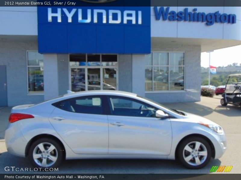 Silver / Gray 2012 Hyundai Elantra GLS