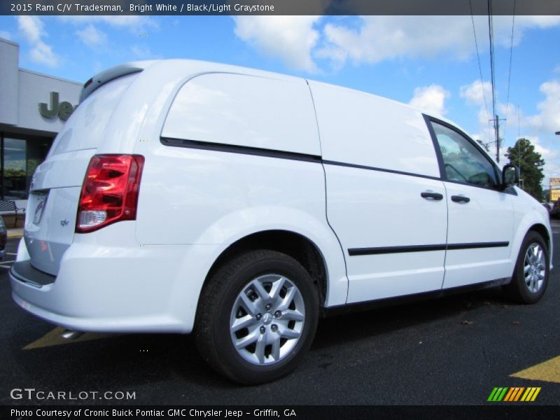 Bright White / Black/Light Graystone 2015 Ram C/V Tradesman