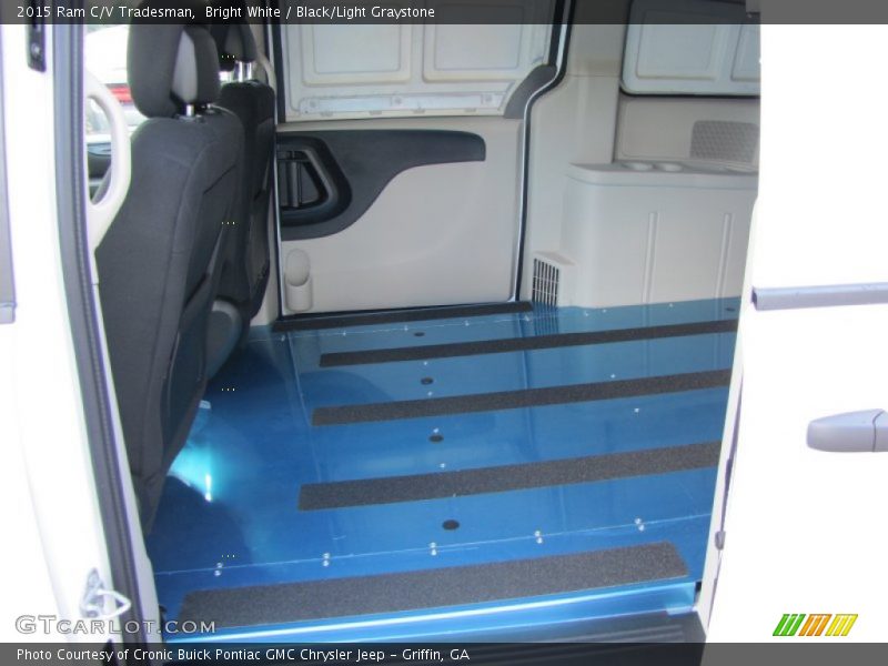 Bright White / Black/Light Graystone 2015 Ram C/V Tradesman