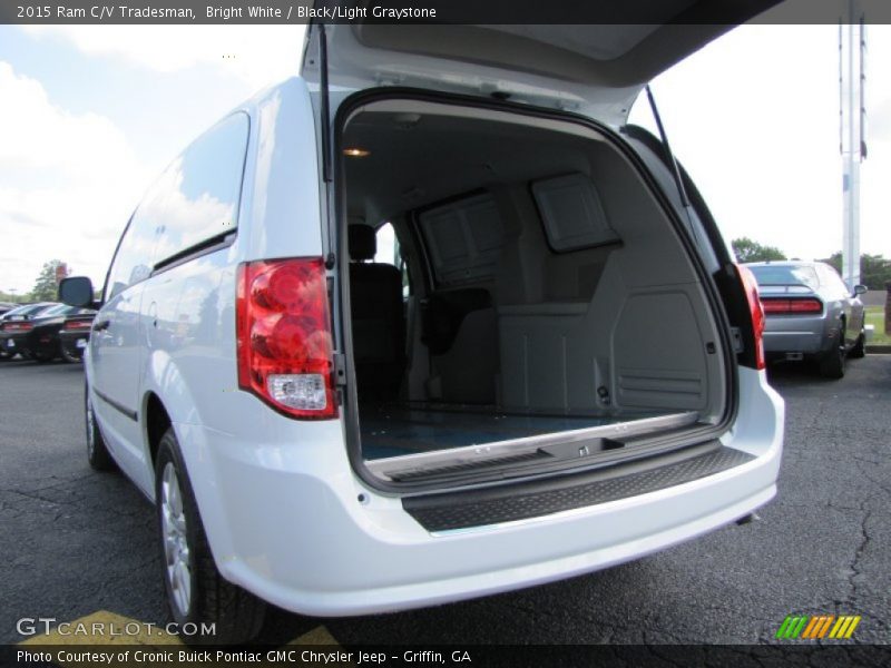 Bright White / Black/Light Graystone 2015 Ram C/V Tradesman