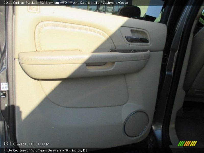Mocha Steel Metallic / Cashmere/Cocoa 2011 Cadillac Escalade ESV Premium AWD