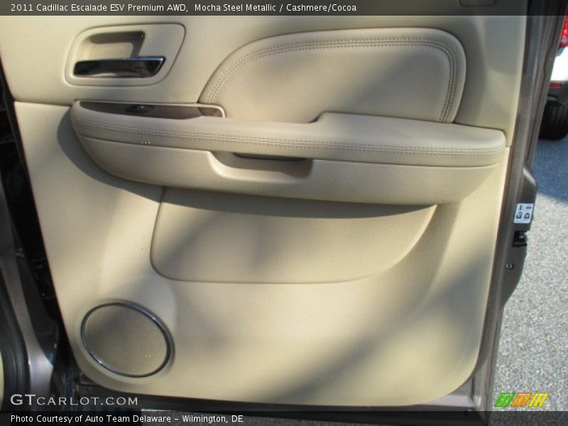 Mocha Steel Metallic / Cashmere/Cocoa 2011 Cadillac Escalade ESV Premium AWD