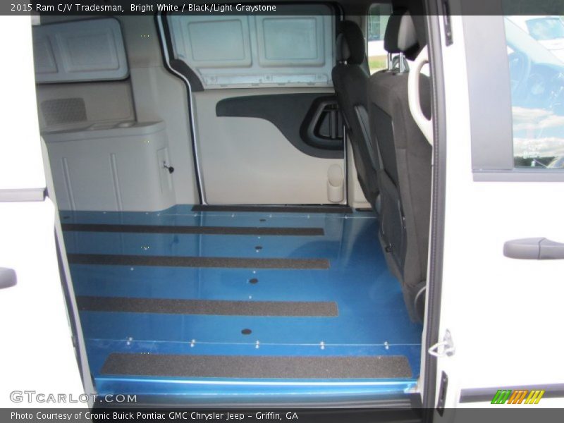 Bright White / Black/Light Graystone 2015 Ram C/V Tradesman