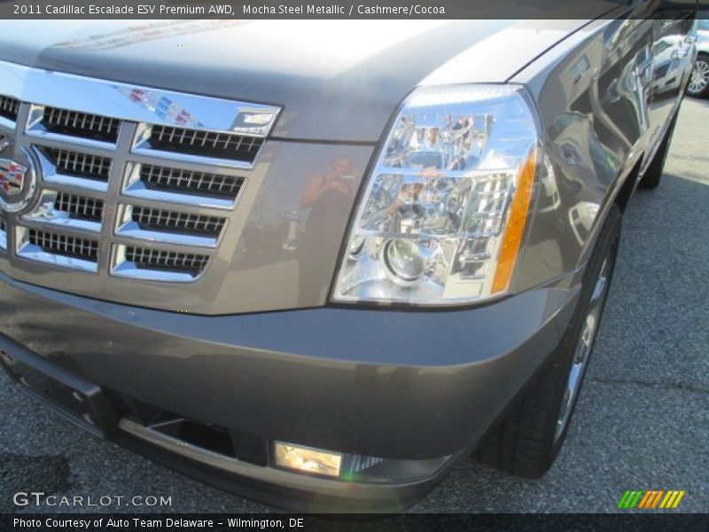 Mocha Steel Metallic / Cashmere/Cocoa 2011 Cadillac Escalade ESV Premium AWD