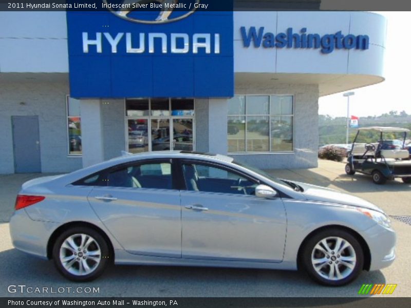 Iridescent Silver Blue Metallic / Gray 2011 Hyundai Sonata Limited