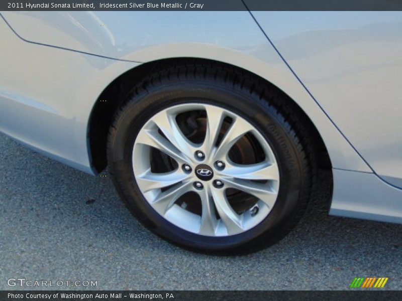 Iridescent Silver Blue Metallic / Gray 2011 Hyundai Sonata Limited