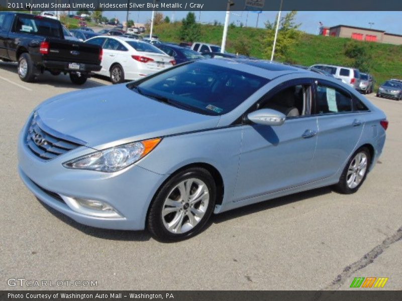 Iridescent Silver Blue Metallic / Gray 2011 Hyundai Sonata Limited