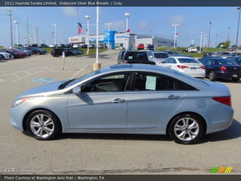 Iridescent Silver Blue Metallic / Gray 2011 Hyundai Sonata Limited
