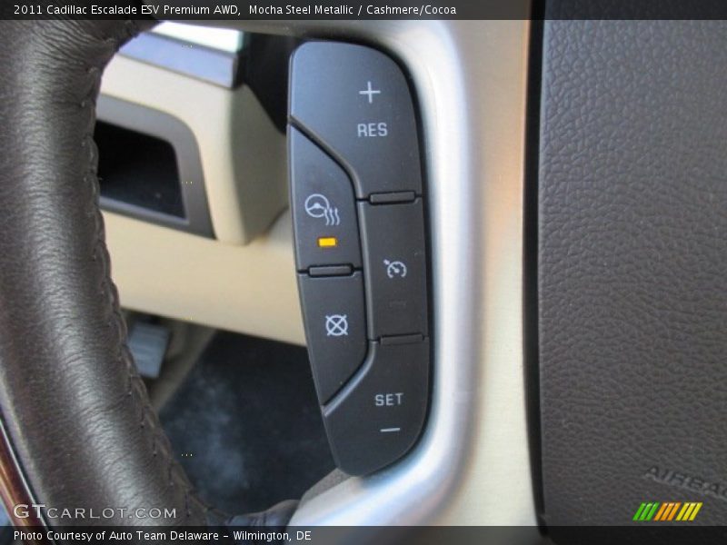Mocha Steel Metallic / Cashmere/Cocoa 2011 Cadillac Escalade ESV Premium AWD