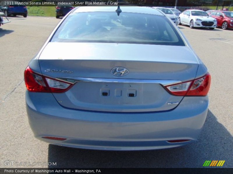 Iridescent Silver Blue Metallic / Gray 2011 Hyundai Sonata Limited