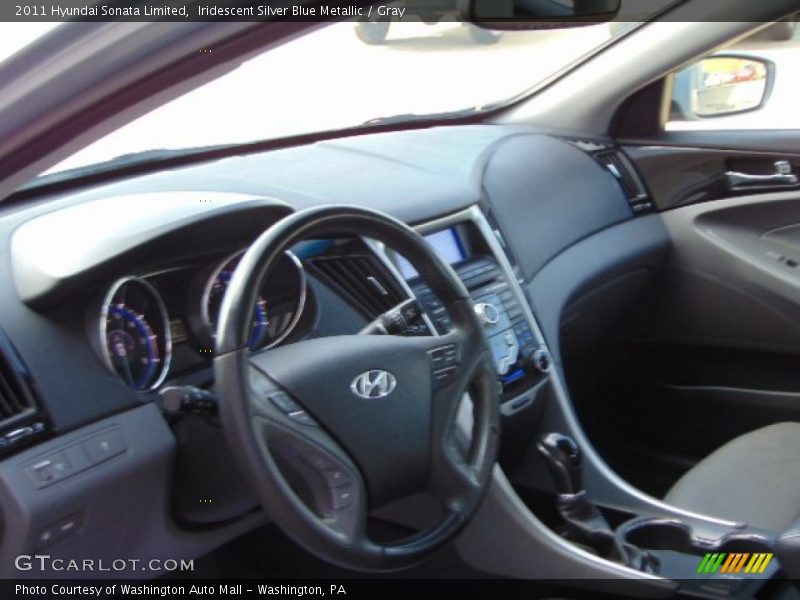 Iridescent Silver Blue Metallic / Gray 2011 Hyundai Sonata Limited