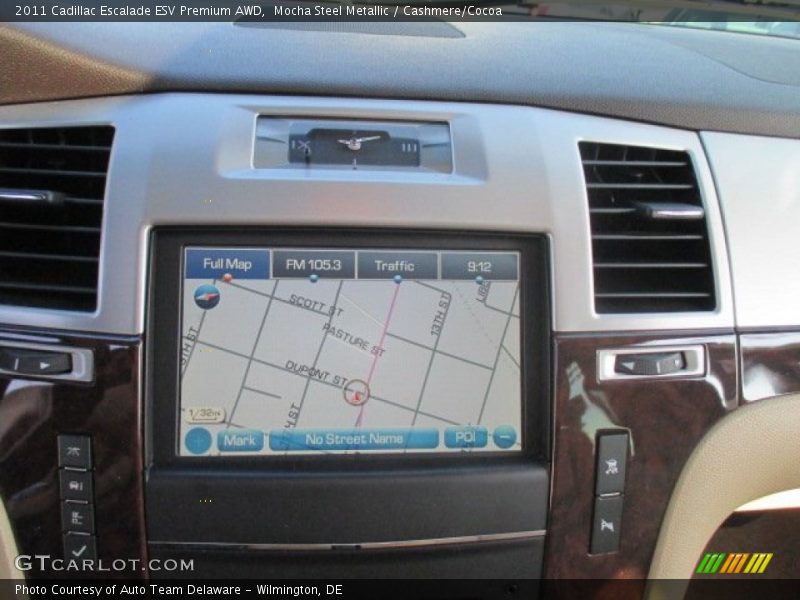 Mocha Steel Metallic / Cashmere/Cocoa 2011 Cadillac Escalade ESV Premium AWD