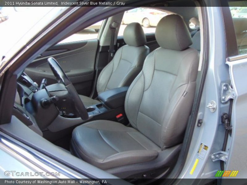 Iridescent Silver Blue Metallic / Gray 2011 Hyundai Sonata Limited