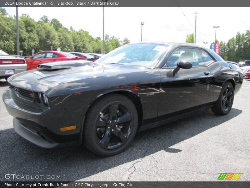 Black / Dark Slate Gray 2014 Dodge Challenger R/T Blacktop
