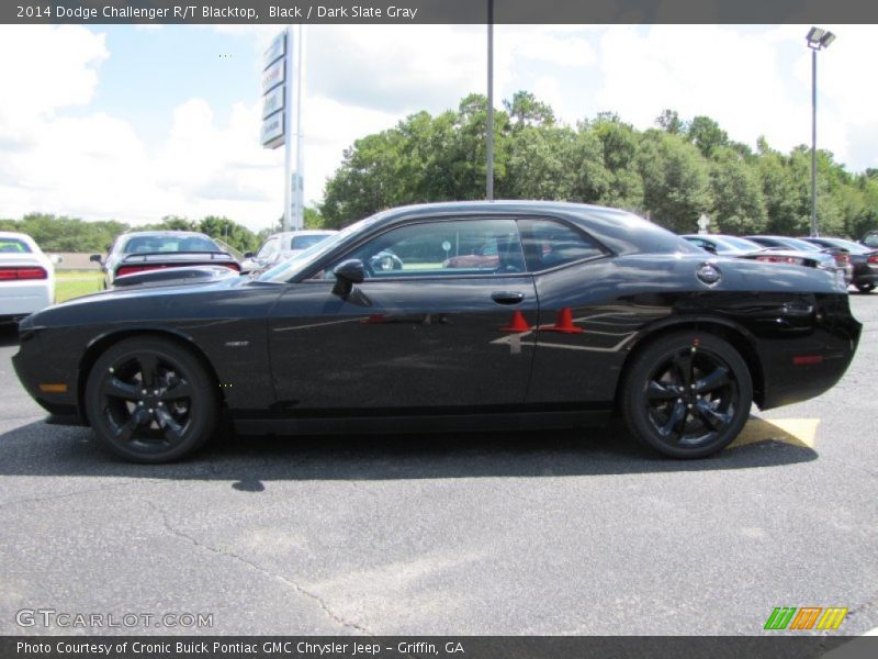 Black / Dark Slate Gray 2014 Dodge Challenger R/T Blacktop