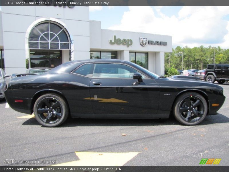 Black / Dark Slate Gray 2014 Dodge Challenger R/T Blacktop
