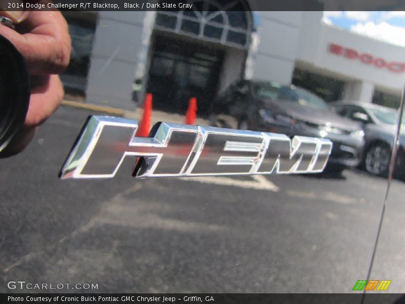 Black / Dark Slate Gray 2014 Dodge Challenger R/T Blacktop
