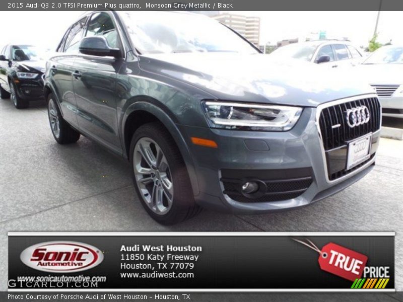 Monsoon Grey Metallic / Black 2015 Audi Q3 2.0 TFSI Premium Plus quattro