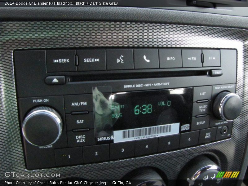 Black / Dark Slate Gray 2014 Dodge Challenger R/T Blacktop
