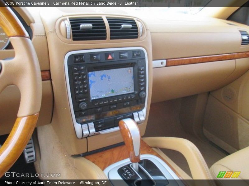 Carmona Red Metallic / Sand Beige Full Leather 2008 Porsche Cayenne S