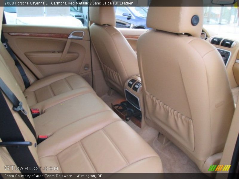 Carmona Red Metallic / Sand Beige Full Leather 2008 Porsche Cayenne S