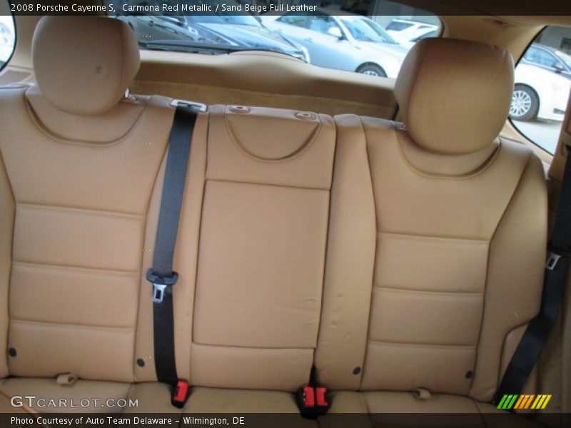 Carmona Red Metallic / Sand Beige Full Leather 2008 Porsche Cayenne S