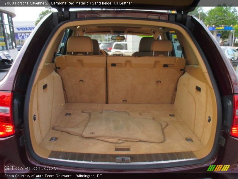 Carmona Red Metallic / Sand Beige Full Leather 2008 Porsche Cayenne S