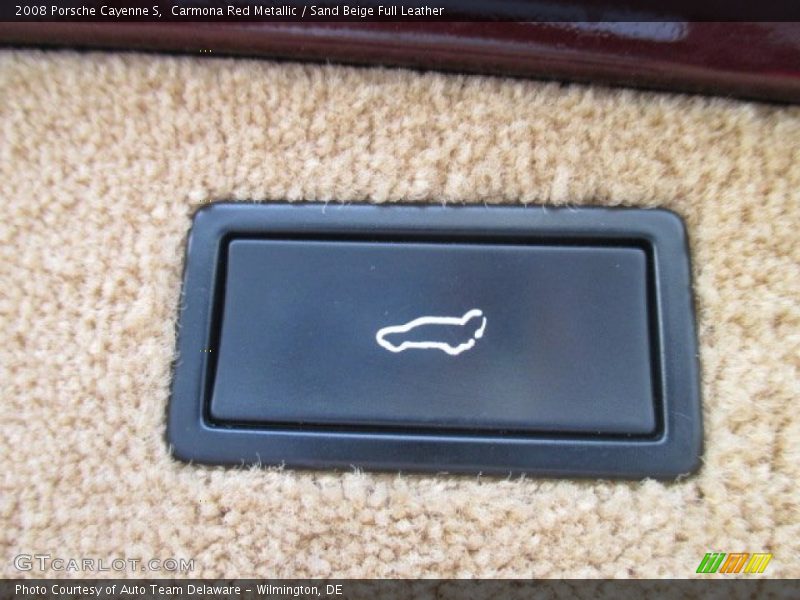 Carmona Red Metallic / Sand Beige Full Leather 2008 Porsche Cayenne S