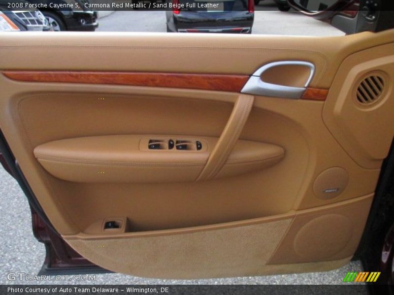 Carmona Red Metallic / Sand Beige Full Leather 2008 Porsche Cayenne S