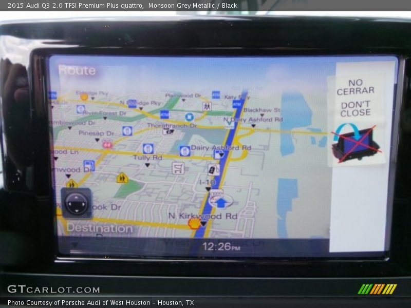 Monsoon Grey Metallic / Black 2015 Audi Q3 2.0 TFSI Premium Plus quattro