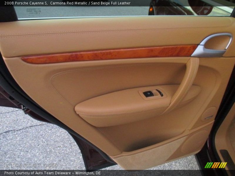 Carmona Red Metallic / Sand Beige Full Leather 2008 Porsche Cayenne S