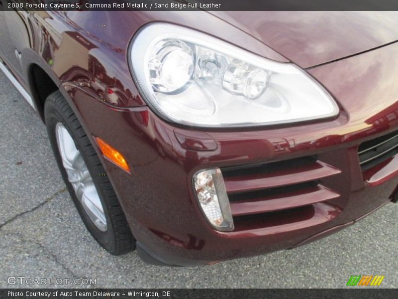 Carmona Red Metallic / Sand Beige Full Leather 2008 Porsche Cayenne S