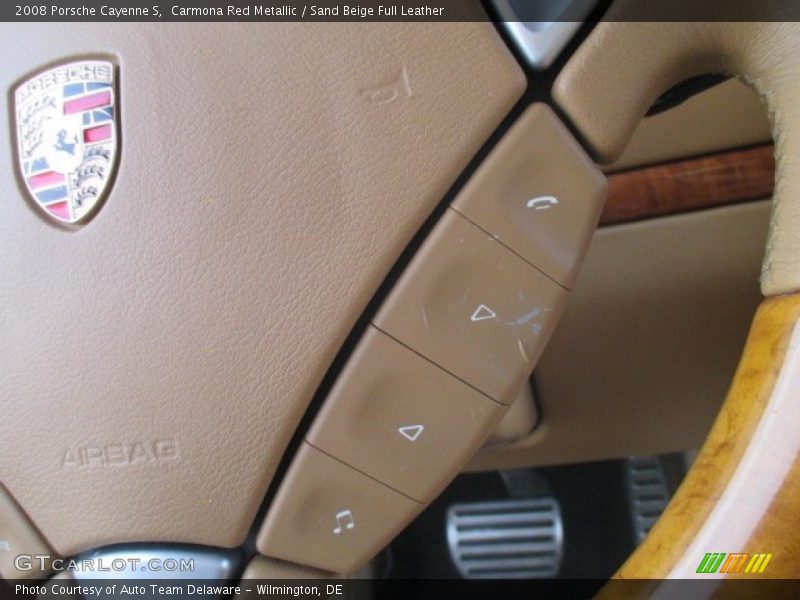 Carmona Red Metallic / Sand Beige Full Leather 2008 Porsche Cayenne S