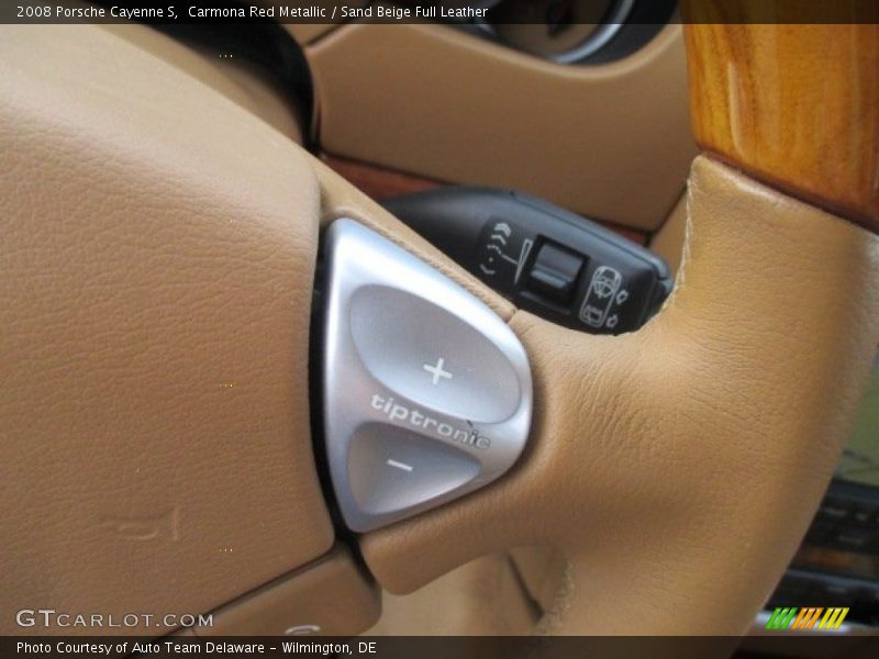 Carmona Red Metallic / Sand Beige Full Leather 2008 Porsche Cayenne S