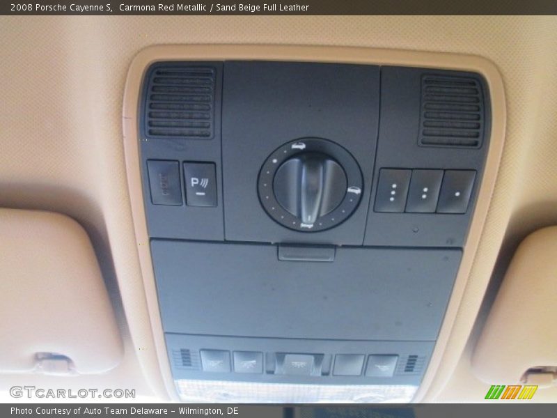 Carmona Red Metallic / Sand Beige Full Leather 2008 Porsche Cayenne S