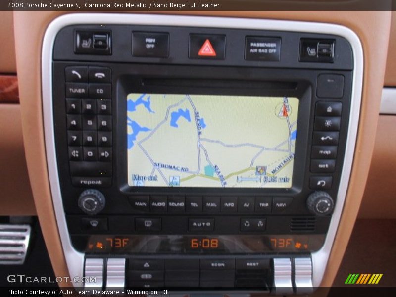 Carmona Red Metallic / Sand Beige Full Leather 2008 Porsche Cayenne S