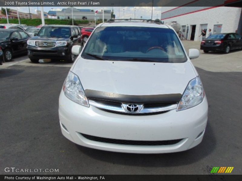 Arctic Frost Pearl / Fawn 2008 Toyota Sienna Limited