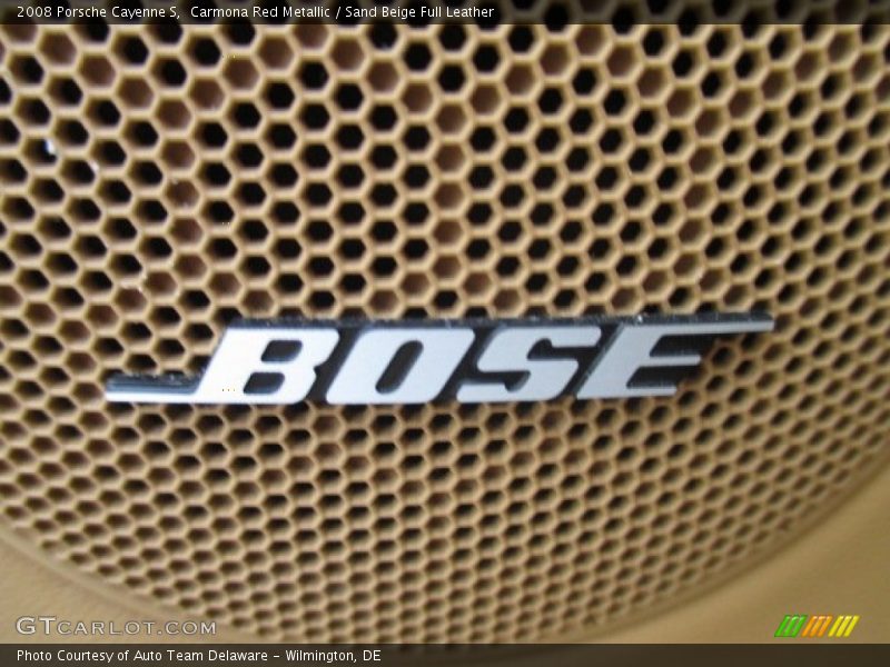 Carmona Red Metallic / Sand Beige Full Leather 2008 Porsche Cayenne S
