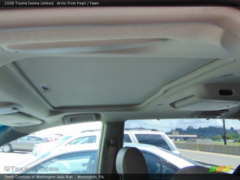 Arctic Frost Pearl / Fawn 2008 Toyota Sienna Limited