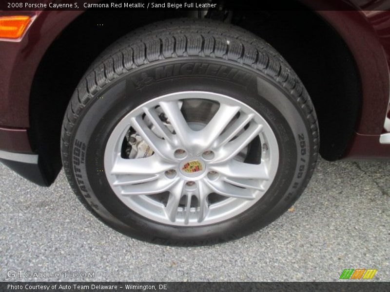 Carmona Red Metallic / Sand Beige Full Leather 2008 Porsche Cayenne S