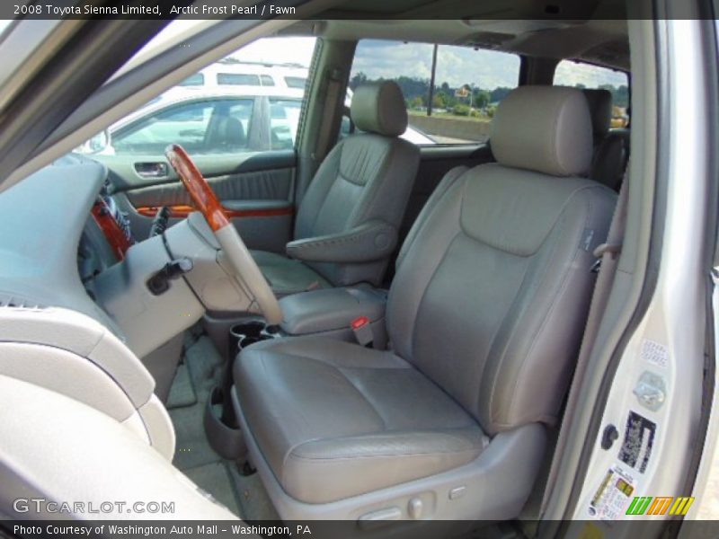 Arctic Frost Pearl / Fawn 2008 Toyota Sienna Limited