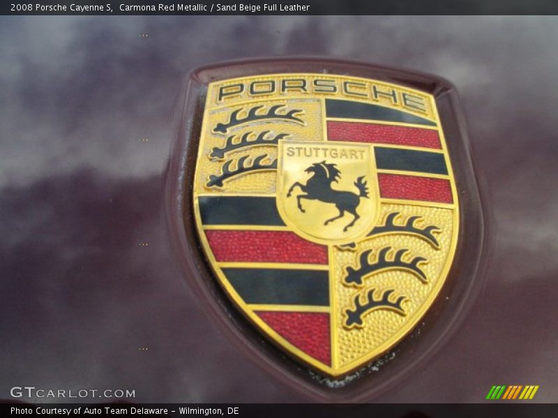 Carmona Red Metallic / Sand Beige Full Leather 2008 Porsche Cayenne S